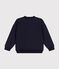 Boys' tube knit sweatshirt SMOKING blue