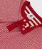 Babies' Long-Sleeved Pinstriped Tube Knit T-Shirt STOP /MONTELIMAR