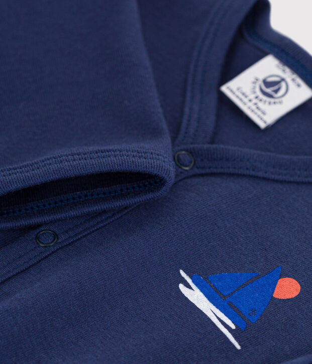 Blue Cotton Sleepsuit blue