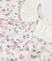 Babies' long-sleeved floral-print cotton blouse MILK /MULTICO