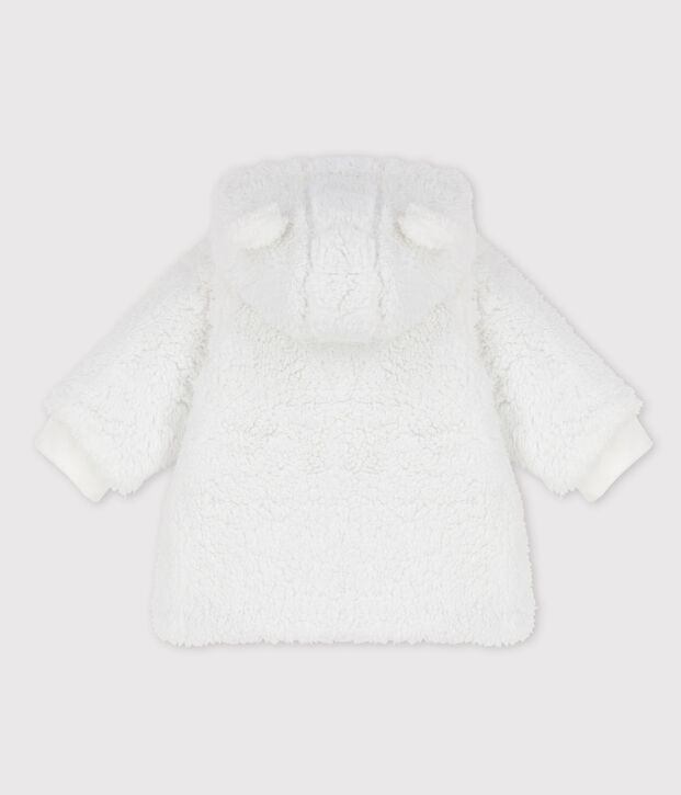Babies' Soft Sherpa Coat white