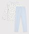 Pyjama  en velours grey/multicolor