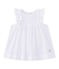 Baby girls' eyelet lace dress ECUME white