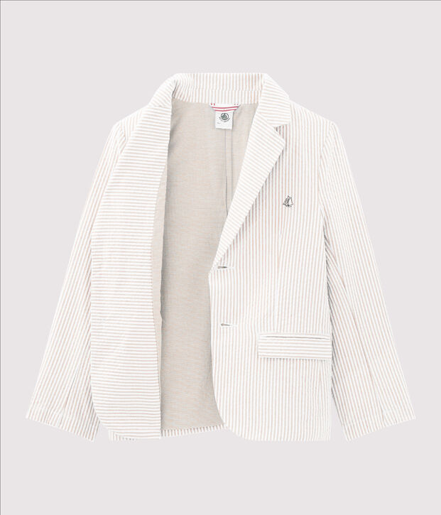 Boys' Jacket beige/white