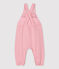 Babies' Fleece Dungarees CHARME pink