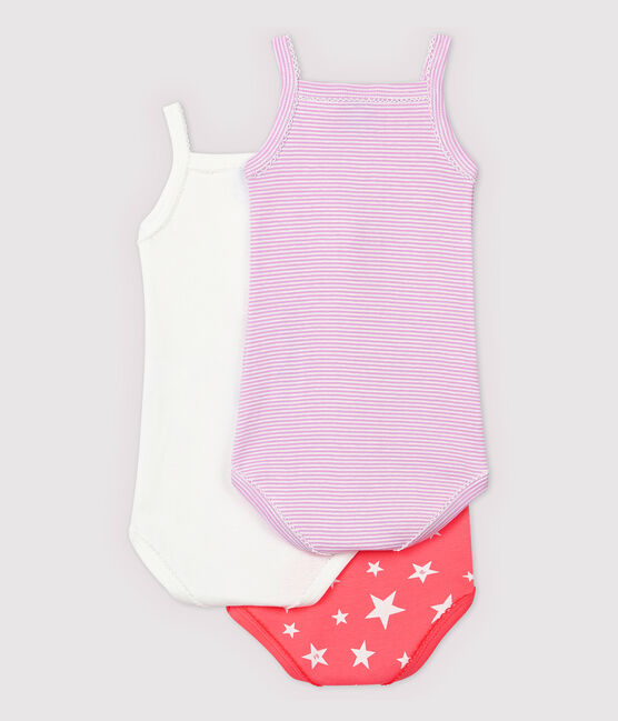 Baby Girls' Strappy Bodysuits - 3-Pack variante 1