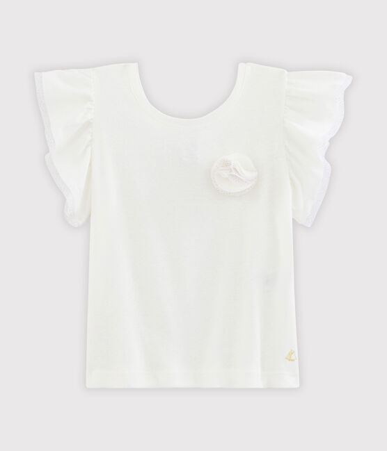 Girls' T-Shirt MARSHMALLOW white