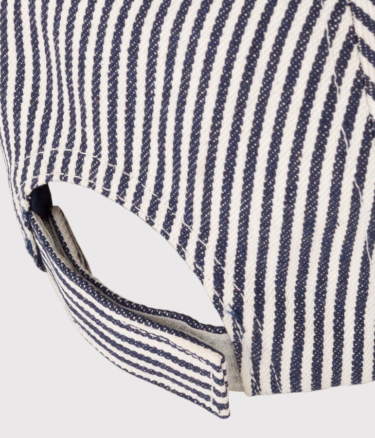 Unisex Children's Petit Bateau Family Cap blue/white