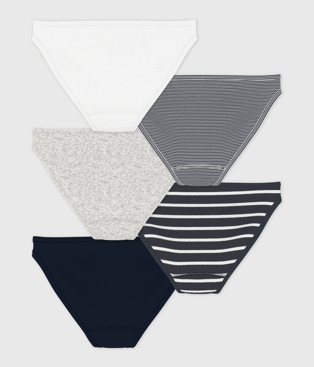 Women's Cotton Briefs - 5-Pack multicolor