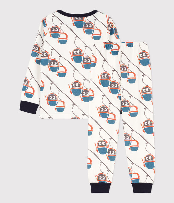 Children's Unisex Gondola Fleece Pyjamas MARSHMALLOW white/MULTICO white