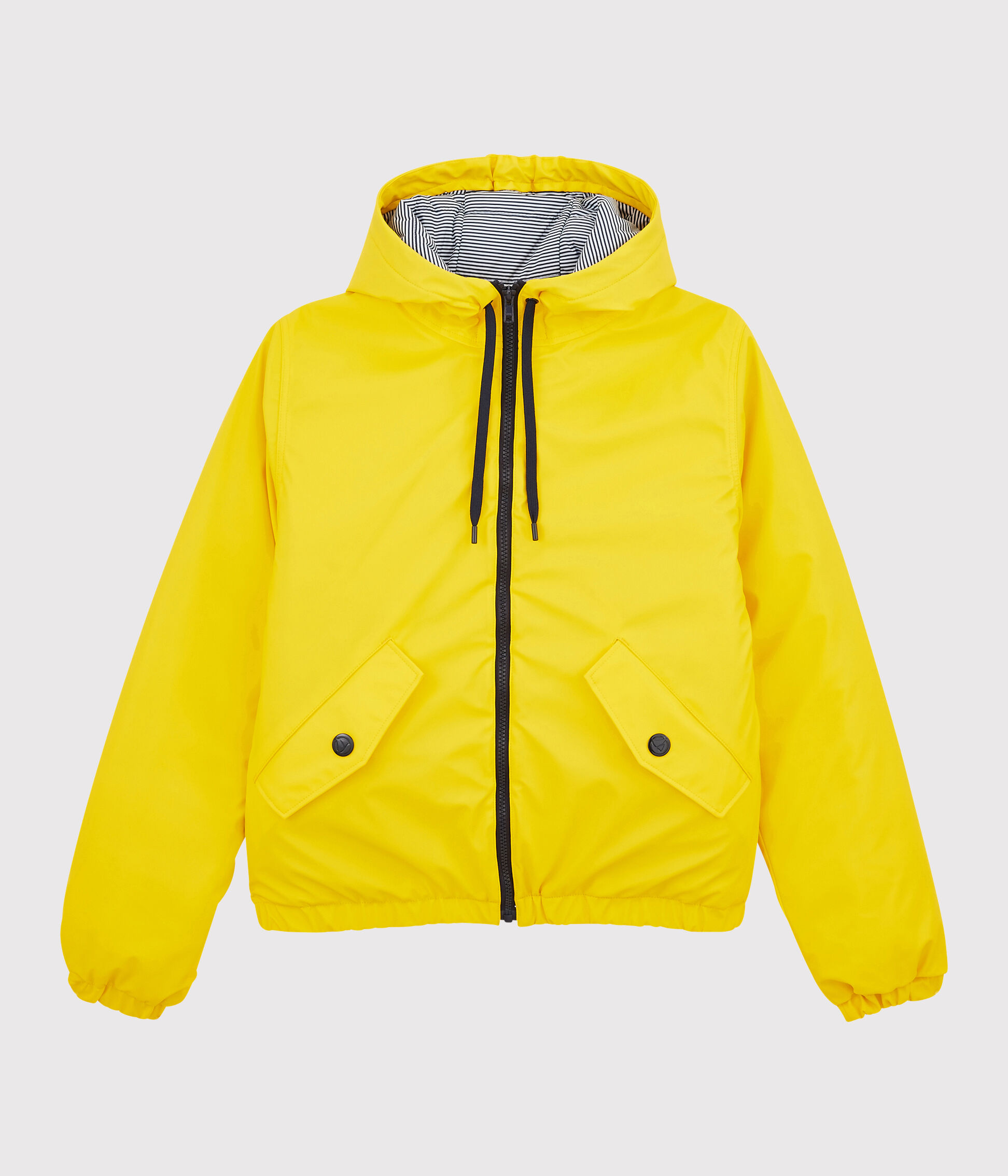 padded rain jacket