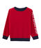 Boys' Ribbed Sweatshirt TERKUIT CN red