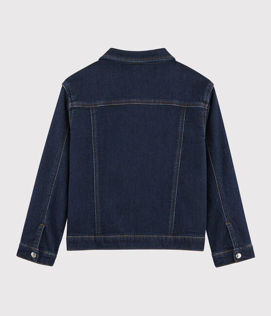 Boys' Denim Jacket DENIM BLEU FONCE blue