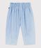 Babies' chambray trousers blue