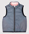 Babies' Reversible Sleeveless Polyester Down Jacket MINOIS pink