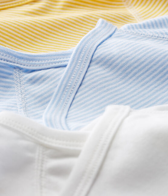Baby Boys' Short-Sleeved Newborn Bodysuit - Set of 3 variante 1