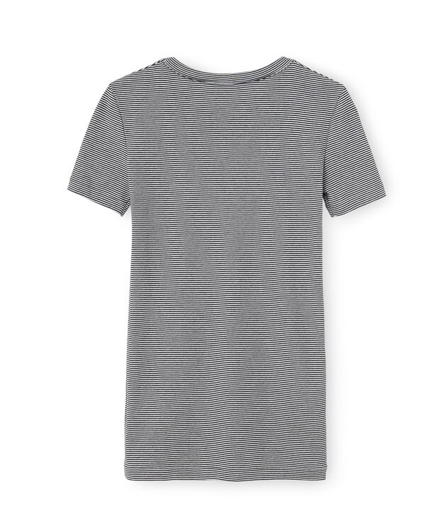 Women's Short-Sleeved Iconic T-Shirt blue/white