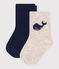 Babies' Whale Cotton Socks - 2-Pack variante 1
