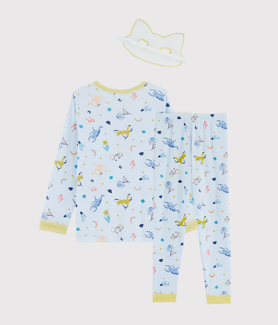 Boys' Fox Fancy Dress Ribbed Pyjamas FRAICHEUR blue/MULTICO white