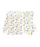 Boys' Ribbed Pyjamas MARSHMALLOW white/MULTICO white