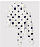 Unisex Graphic Print Organic Cotton Pyjamas MARSHMALLOW white/MEDIEVAL blue