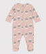 Patterned Fleece Sleepsuit