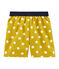 Boys' Beach Shorts BAMBOO yellow/MARSHMALLOW white