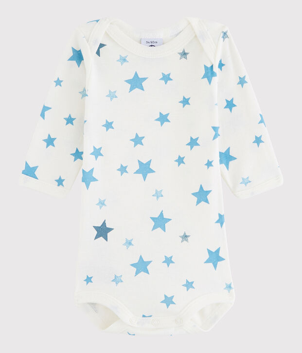 Baby Boys' Long-Sleeved Bodysuit white/multicolor
