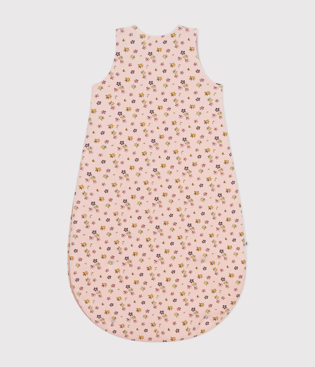Babies' TOG 3 velour sleeping bag pink/multicolor
