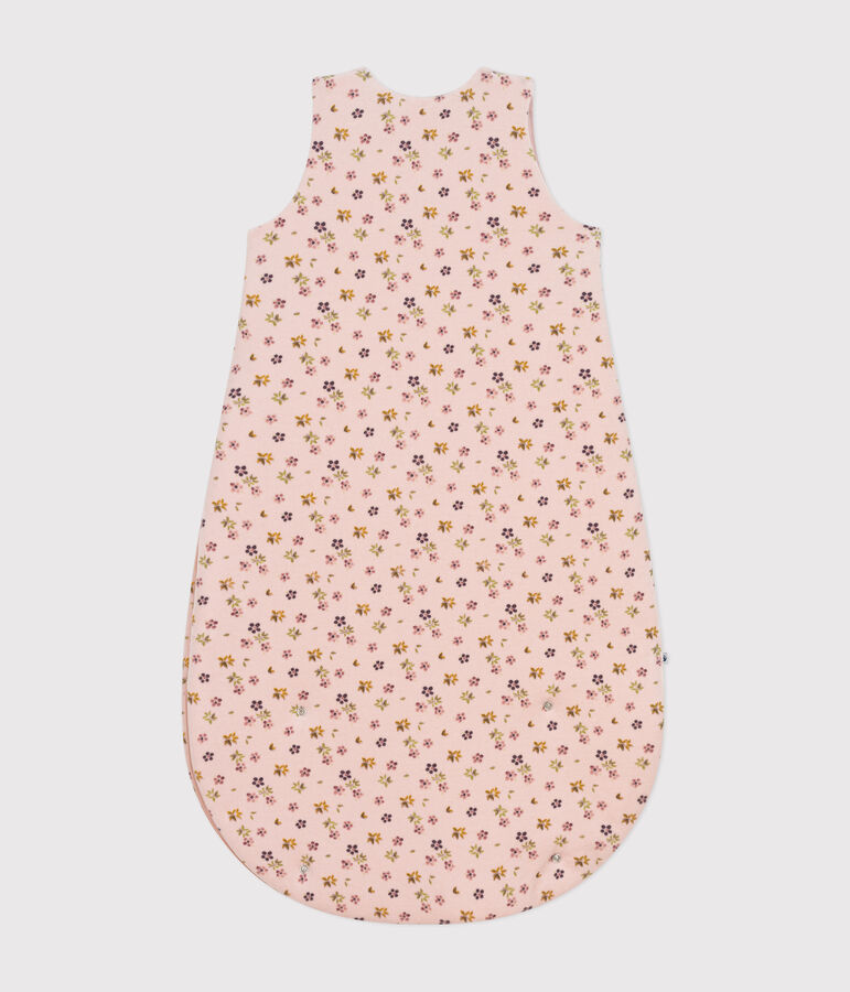 Babies' TOG 3 velour sleeping bag pink/multicolor