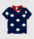 Babies' Jersey Polka Dot Short-Sleeved T-Shirt