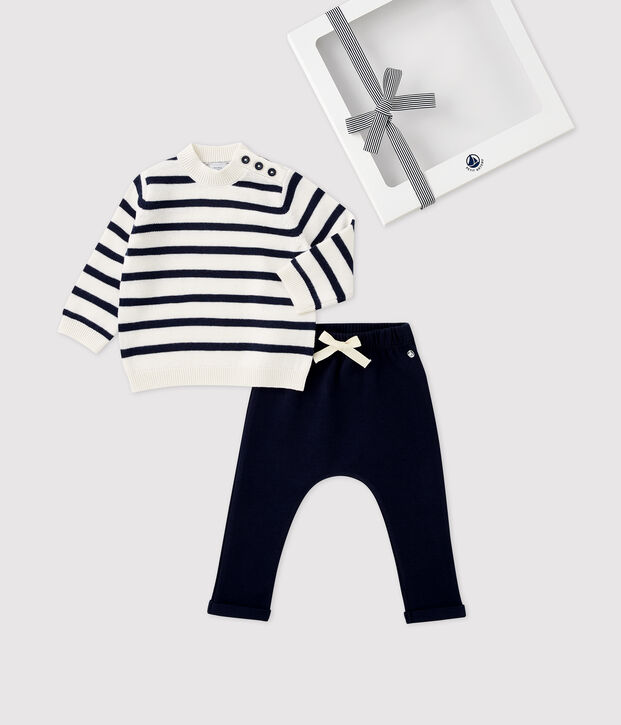 Baby's Pullover and Trousers Gift Set multicolor
