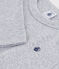 Children's long-sleeved plain cotton T-shirt FUMEE CHINE grey