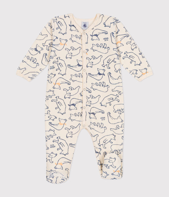 Babies' velour sleepsuit AVALANCHE /INCOGNITO /MULTICO