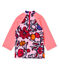 Baby Girls' Eco-Friendly UPF 50+ UV-Proof T-Shirt MERVEILLE pink/MULTICO white