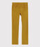 Girls' Velvet Trousers TOPAZE yellow