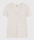 Women's Iconic Plain Cotton V-neck T-Shirt