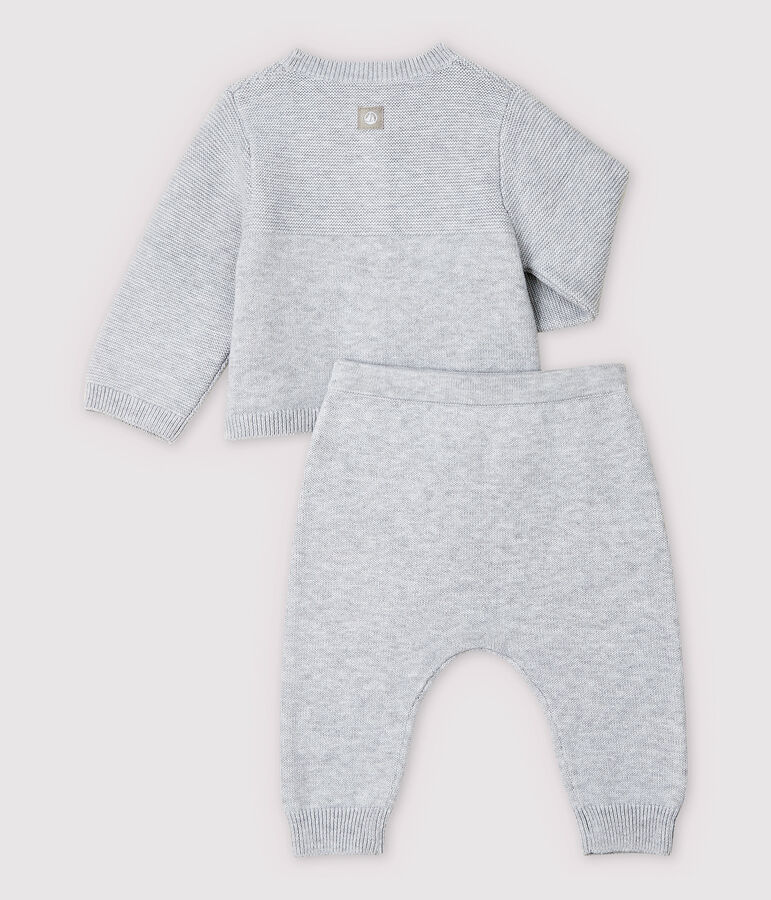 Babies' Grey Organic Cotton Knit Clothing - 2-Pack grey