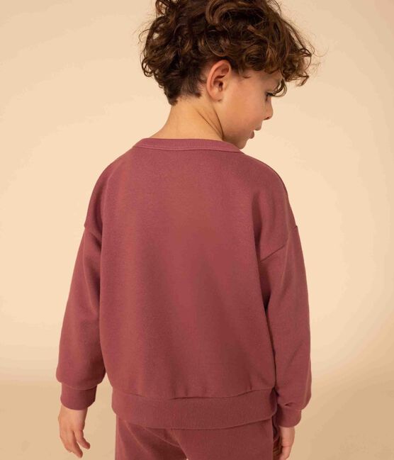  Children's fleece sweatshirt JUKE BOX brown