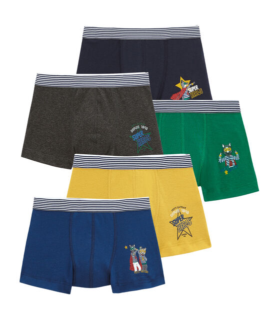 Set of 5 little boy's boxers variante 1