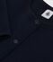 Women's plain cotton cardigan SMOKING blue