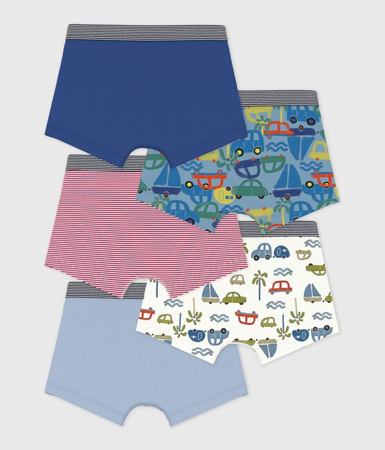 Pack of children's car print cotton boxers variante 1