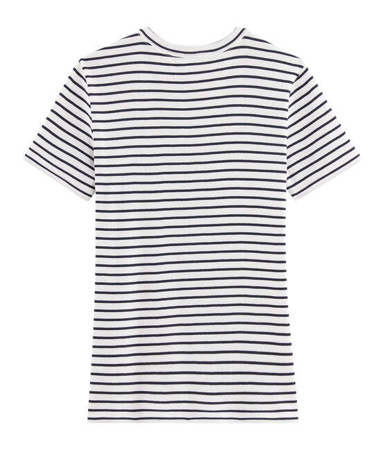 Women's Iconic T-Shirt MARSHMALLOW white/SMOKING blue