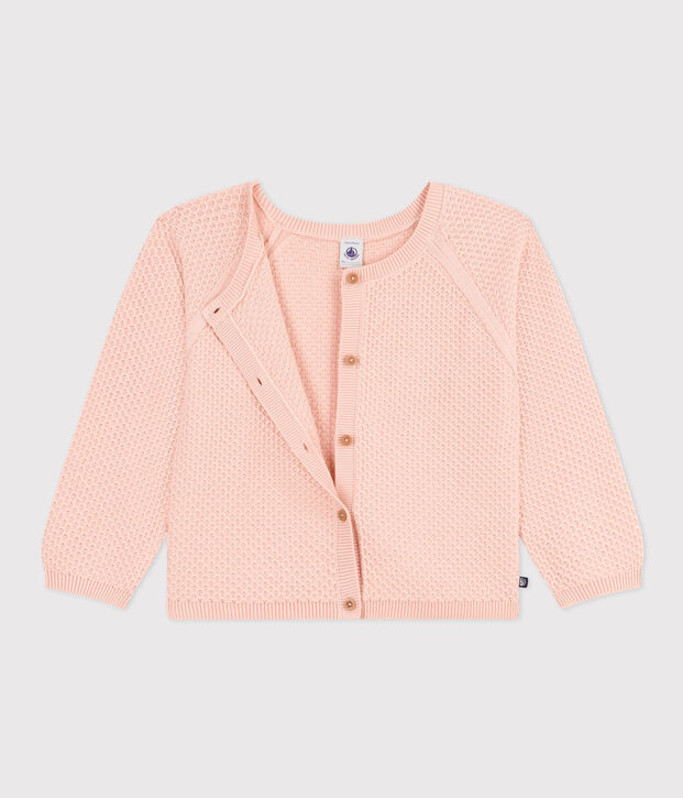 Girls' Cotton Cardigan pink