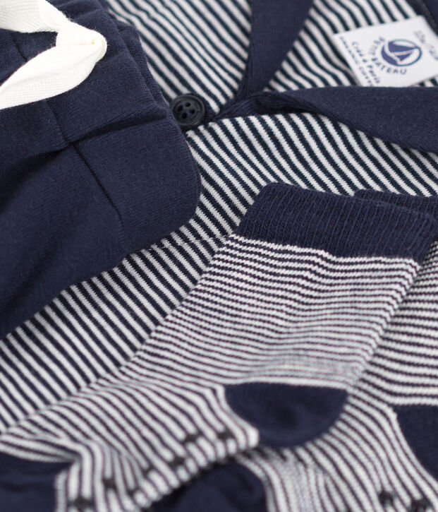 Baby's Sailor Style Clothes -3-Piece Set multicolor