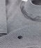 Children's cotton roll neck for girls or boys SMOKING blue/MARSHMALLOW white