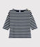 Women's Breton Cotton Top SMOKING blue/MARSHMALLOW white