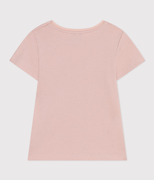 Girls' Lightweight Jersey T-Shirt pink