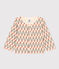 Babies' Patterned Thick Jersey Cardigan AVALANCHE white/MULTICO