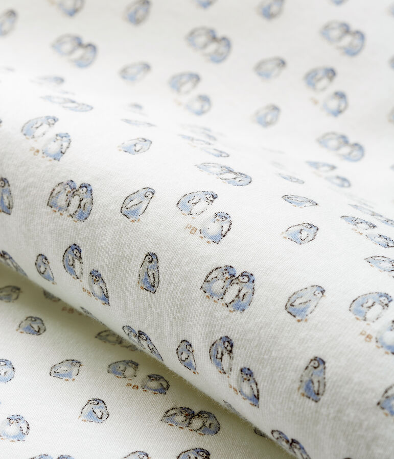 Babies' Velour Sleeping Bag white/grey/multicolor